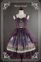 Mystery Arabian Night Printed Sleeveless Lolita Jumper Skirt for Girl