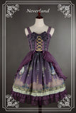 Mystery Arabian Night Printed Sleeveless Lolita Jumper Skirt for Girl