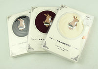 Sweet Chipmunk Printed Velvet Pantyhose Sweet Mori Girl Tights Black/White/Wine Red