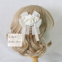 Lolita Rosette Headpiece Lace Head Accessories for Wedding