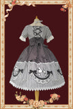 Poodle ~ Sweet Short Sleeve Lolita Dress Dotted Party Dress by Infanta ~ Pre-order