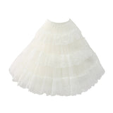 Super Puffy Lolita Petticoat Lace Ruffled Underskirt Cosplay Crinoline