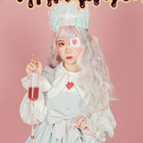 Bunny in Hospital ~ Gothic Lolita Headpiece Nurse Cap for Halloween  by Infanta