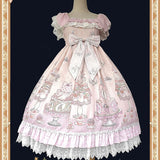 The Cake Salon ~ Sweet Lolita JSK Dress Empire Chiffon Dress by Infanta