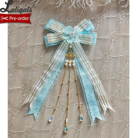 Butterfly's Whispering ~ Sweet Lolita Bow Hairpin by Alice Girl ~ Pre-order