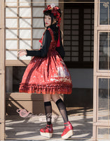 Rainy & Sunny Day ~ Kimono Style Lolita JSK Dress by Magic Tea Party