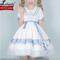 Letter from Summer ~ Sweet Short Sleeve Lolita Dress by Alice Girl ~ Pre-order