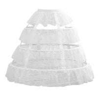 Adjustable Hoop Petticoat Crinoline Lace Underskirt