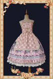 Miss Red ~ Sweet Printed Lolita JSK Dress by Infanta