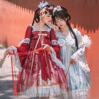 Lonely Crane ~ Vintage Han Style Lolita OP Dress