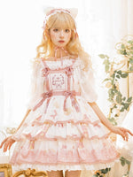 Crystal Sugar & Cat ~ Sweet Lolita JSK Dress by Yomi