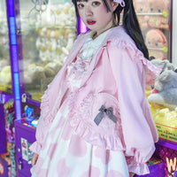 Sweet Candy ~ Lovely Bunny Ear Hooded Women's Jacket