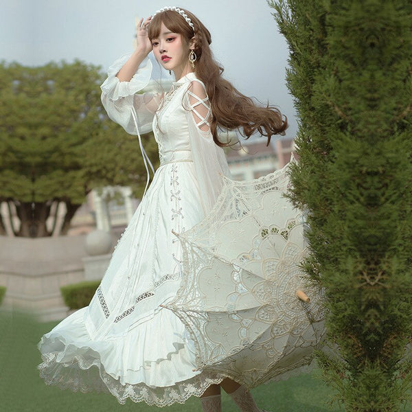 Sacrificial Ceremony ~ Classic Long Lolita Dress Elegant Maxi Party Dress