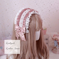 The Letter from Cat ~ Gorgeous Lolita Headband Sweet Mori Girl Headpiece