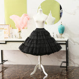 Super Puffy Lolita Petticoat Lace Ruffled Underskirt Cosplay Crinoline