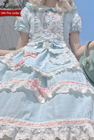Unknown Doll ~ Sweet Short Sleeve Lolita Dress by Alice Girl ~ Pre-order