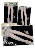 Stars On The sky Lolita ~ Sweet Lolita Tights Sheer Summer Pantyhose by Yidhra