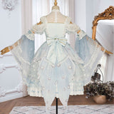 Princess Fuyang ~ Royal Style Lolita JSK Dress Cold Shoulder Party Dress