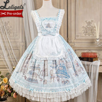 Lady's Room ~ Embroidered Lolita Apron by Alice Girl ~ Pre-order