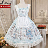 Lady's Room ~ Embroidered Lolita Apron by Alice Girl ~ Pre-order