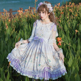 Flowers Museum ~ Sweet Printed Lolita JSK Dress Elegant Party Dress