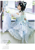 Princess Fuyang ~ Royal Style Lolita JSK Dress Cold Shoulder Party Dress