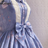 The Exquisite Printing ~ Sweet Lolita JSK Dress Ruffled Midi Party Dress for Women