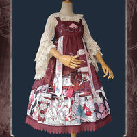 Evil Spirit ~ Empire Waist Long Lolita JSK Dress by Infanta