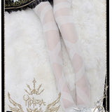 Reverberation ~ Sweet Lolita Long Stockings White Summer Thigh Highs by Yidhra