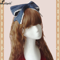 Holly School ~ Sweet Lolita Bow Hairband by Infanta