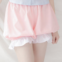 Sweet Cosplay Lolita Bloomers Shorts for Girl Summer Chiffon Shorts