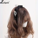 Sweet Black Mini Top Hat Cute Lolita Headpiece