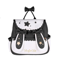 Star & Moon ~ Sweet Lolita Backpack with Rabbit Ears by LovelyLota