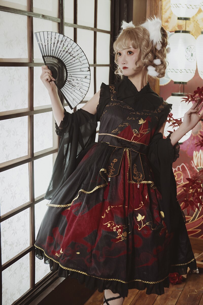 Fox & Cloud ~ Vintage Lolita JSK Dress