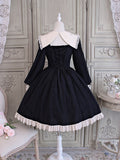 Pre-order ~ Rose Poem ~ Elegant Embroidered Long Sleeve Lolita Dress by Alice Girl