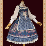 Miss Red ~ Sweet Printed Lolita JSK Dress by Infanta