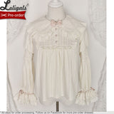Pre-order ~ Sheep & Bear ~ Long Sleeve Peter Pan Collar Lolita Blouse by Alice Girl