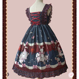 Bunny in Hospital ~ Gothic Printed Lolita JSK Dress by Infanta