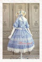 Blooming Sunflowers ~ Sweet Short Sleeve Lolita Dress Classical Party Dress by Alice Girl ~ Pre-order