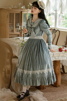 Pre-order ~ Afternoon Memory ~ Vintage Long Sleeve Lolita Dress By Alice Girl