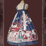 Evil Spirit ~ Empire Waist Long Lolita JSK Dress by Infanta