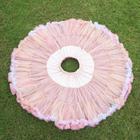 Colorful Women's Rainbow Tutu Skirt Adult Tulle Ballet Dance Costume Fluffy Short Petticoat