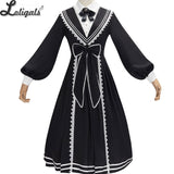 Preppy Style Casual Lolita Dress Classic Long Party Dress