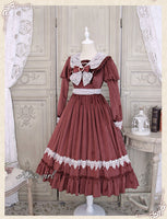 Pre-order ~ Afternoon Memory ~ Vintage Long Sleeve Lolita Dress By Alice Girl