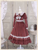 Pre-order ~ Afternoon Memory ~ Vintage Long Sleeve Lolita Dress By Alice Girl