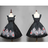 Nobody Lives ~Sweet Checkered Lolita JSK Dress by Magic Tea Party