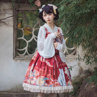 Flower Fest ~ Sweet High Waisted Lolita JSK Dress