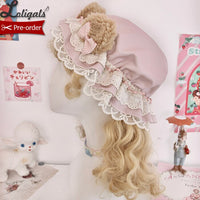 Pre-order ~ Sheep & Bear ~ Lovely Beret Hat by Alice Girl