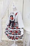 Strawberry & Plaid ~ Sweet 2021 Lolita Convertible JSK Dress by Alice Girl ~ Pre-order