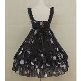 Star Fish & Shells ~ Sweet Printed Lolita JSK Dress Sleeveless Midi Party Dress